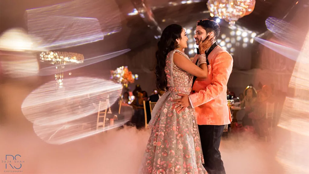 Raja Shah Photography - Indian Wedding Reception Couple Photo